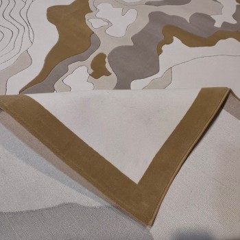 سجاد تركي سهم N0364B JR2 84 ابيض 44 ذهبي مقاس 100*300