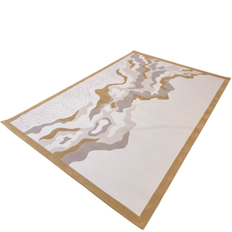 سجاد تركي سهم N0364B JR2 84 ابيض 44 ذهبي مقاس 100*300