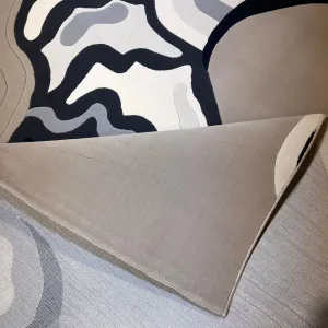 سجاد تركي سهم F0750A بيج اسود مقاس 400*600