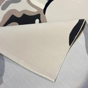 سجاد تركي سهم F0750A كريم اسود مقاس 80*150