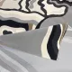 سجاد تركي سهم F0750A رصاصي فاتح كريم مقاس 400*600