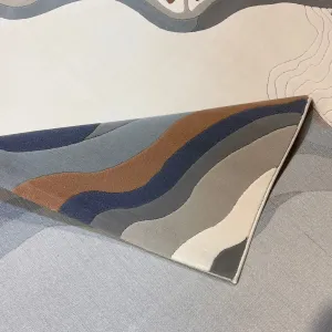 سجاد تركي سهم 0C992A ابيض سماوي مقاس 400*600