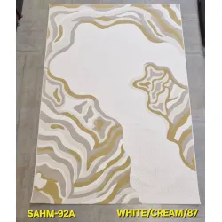 سجاد تركي سهم 0C992A ابيض كريم مقاس 400*600