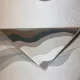 سجاد تركي سهم 0C992A ابيض رصاصي مقاس 80*150
