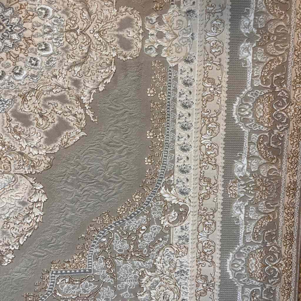 سجاد تركي سيلفر 24 بيج رصاصي فاتح مقاس 400*500