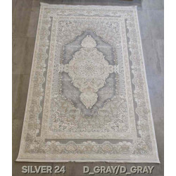 سجاد تركي سيلفر 24 رصاصي غامق مقاس 400*600