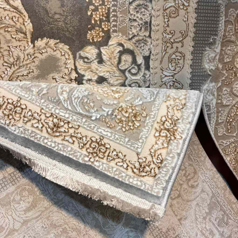 سجاد تركي سيلفر 24 رصاصي غامق مقاس 400*600