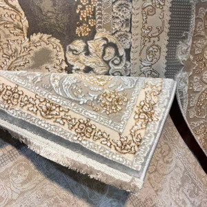 سجاد تركي سيلفر 24 رصاصي غامق مقاس 400*600