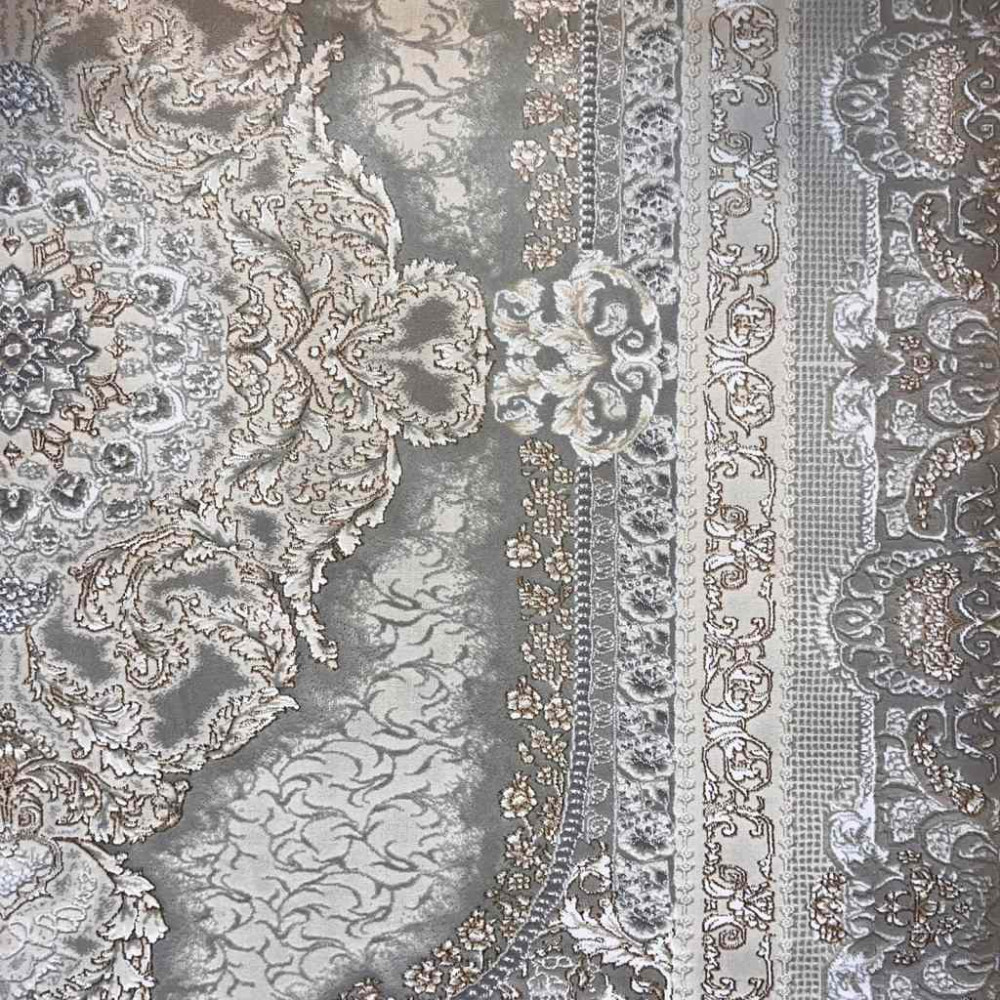 سجاد تركي سيلفر 24 رصاصي فاتح مقاس 80*150