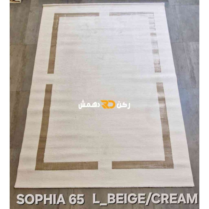 سجاد تركي اطار برواز صوفيا 65 كريم بيج مقاس 80*150 سجاد تركي اطار برواز صوفيا 65 كريم بيج مقاس 80*150