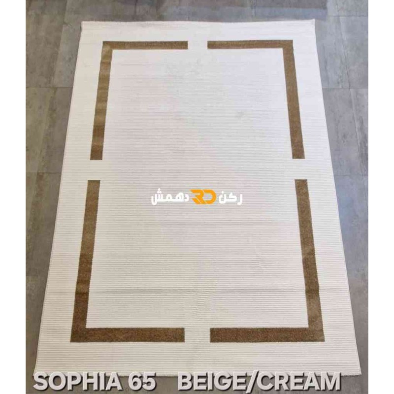 سجاد تركي اطار برواز صوفيا 65 كريم بيج غامق مقاس 400*500 سجاد تركي اطار برواز صوفيا 65 كريم بيج غامق مقاس 400*500
