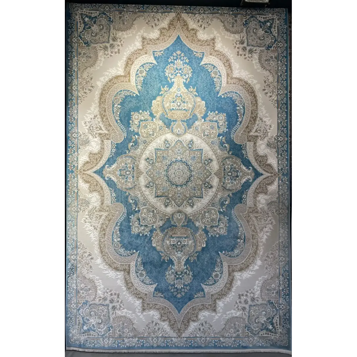 سجاد فيرونا تركي كلاسيك N485A سماوي مقاس 250*350