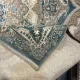 سجاد فيرونا تركي كلاسيك N485A سماوي دائري مقاس 200*200