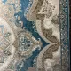 سجاد فيرونا تركي كلاسيك N485A سماوي دائري مقاس 200*200