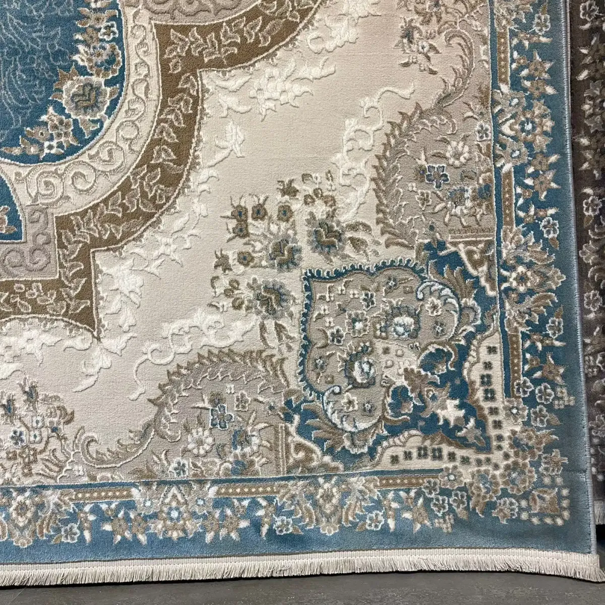 سجاد فيرونا تركي كلاسيك N485A سماوي مقاس 250*350