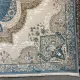 سجاد فيرونا تركي كلاسيك N485A سماوي دائري مقاس 200*200