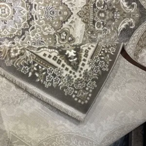 سجاد فيرونا تركي كلاسيك N485A رصاصي غامق مقاس 500*600