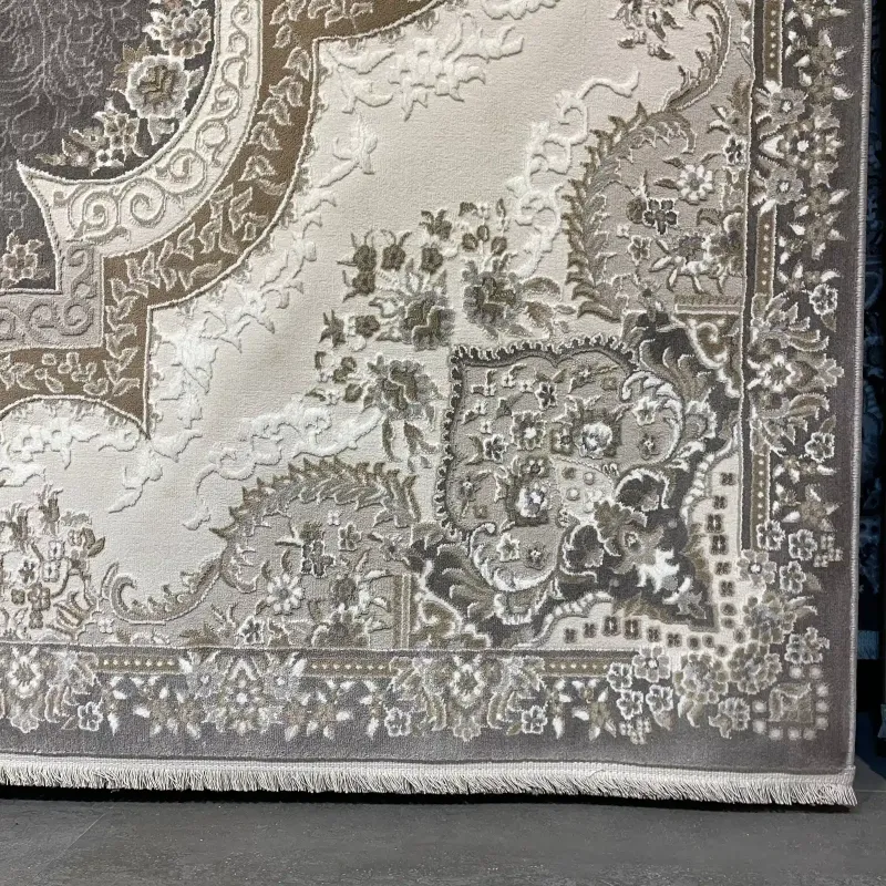 سجاد فيرونا تركي كلاسيك N485A رصاصي غامق مقاس 500*700
