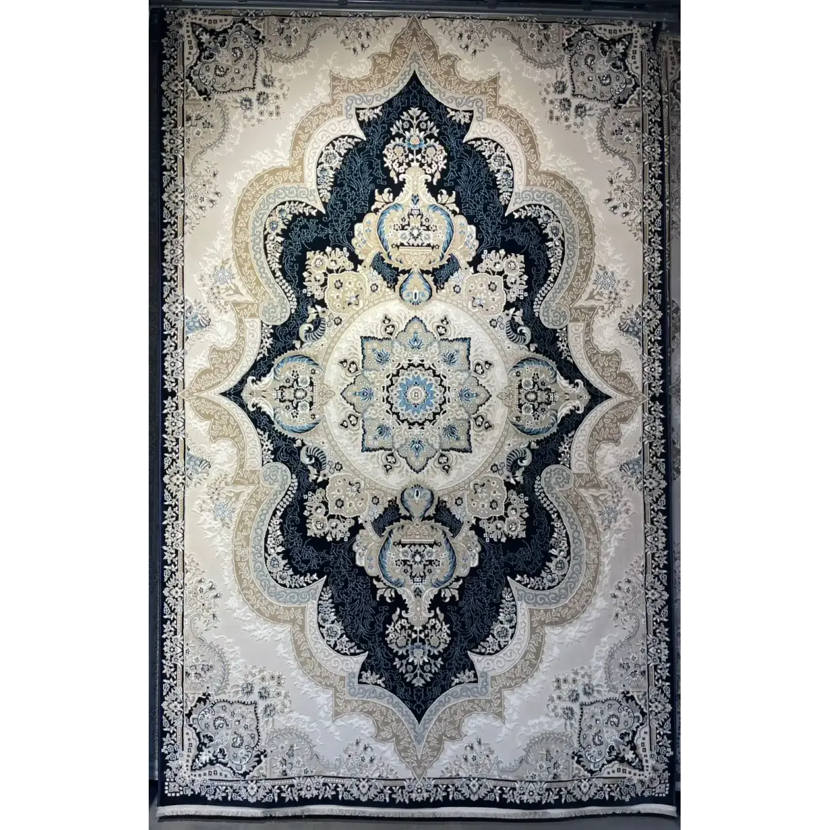 سجاد فيرونا تركي كلاسيك N485A كحلي مقاس 400*600