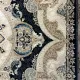 سجاد فيرونا تركي كلاسيك N485A كحلي دائري مقاس 200*200