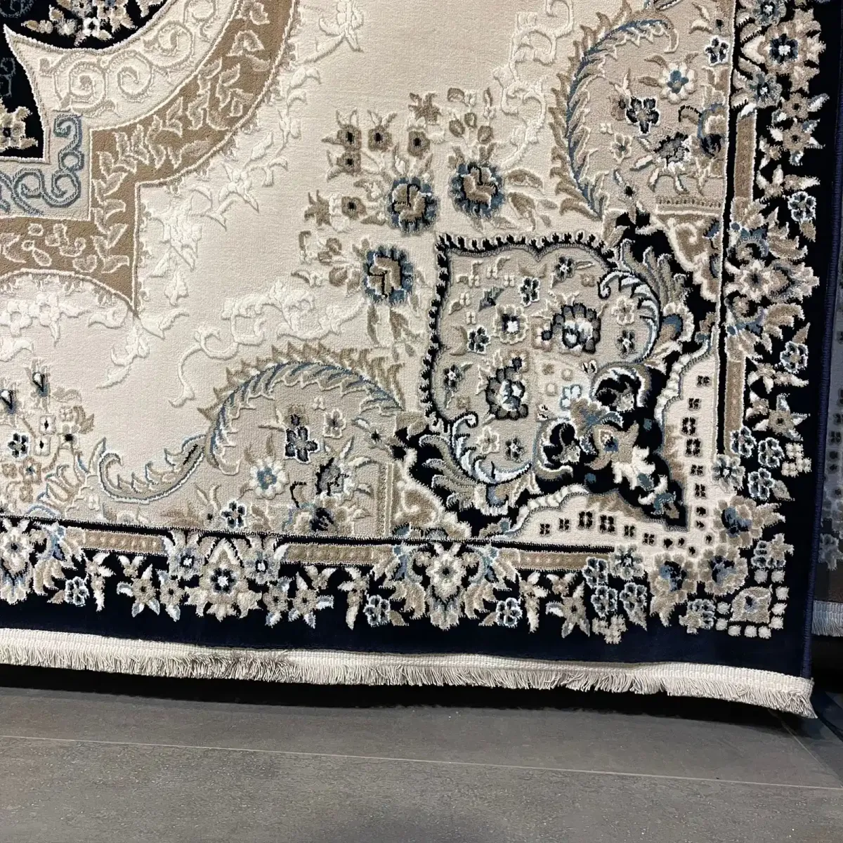 سجاد فيرونا تركي كلاسيك N485A كحلي مقاس 400*600