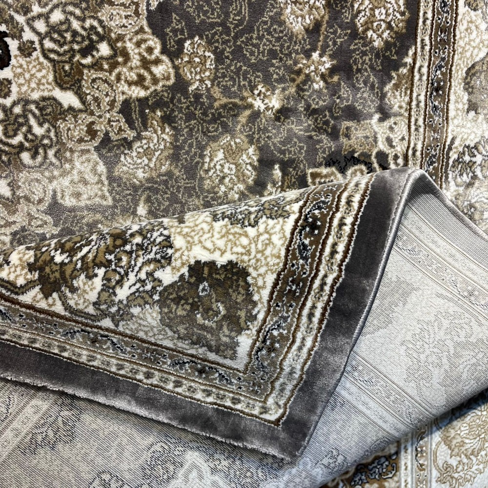 Turkish Victoria rug F269A Anthracite size 50*80 Turkish Victoria rug F269A Anthracite size 50*80