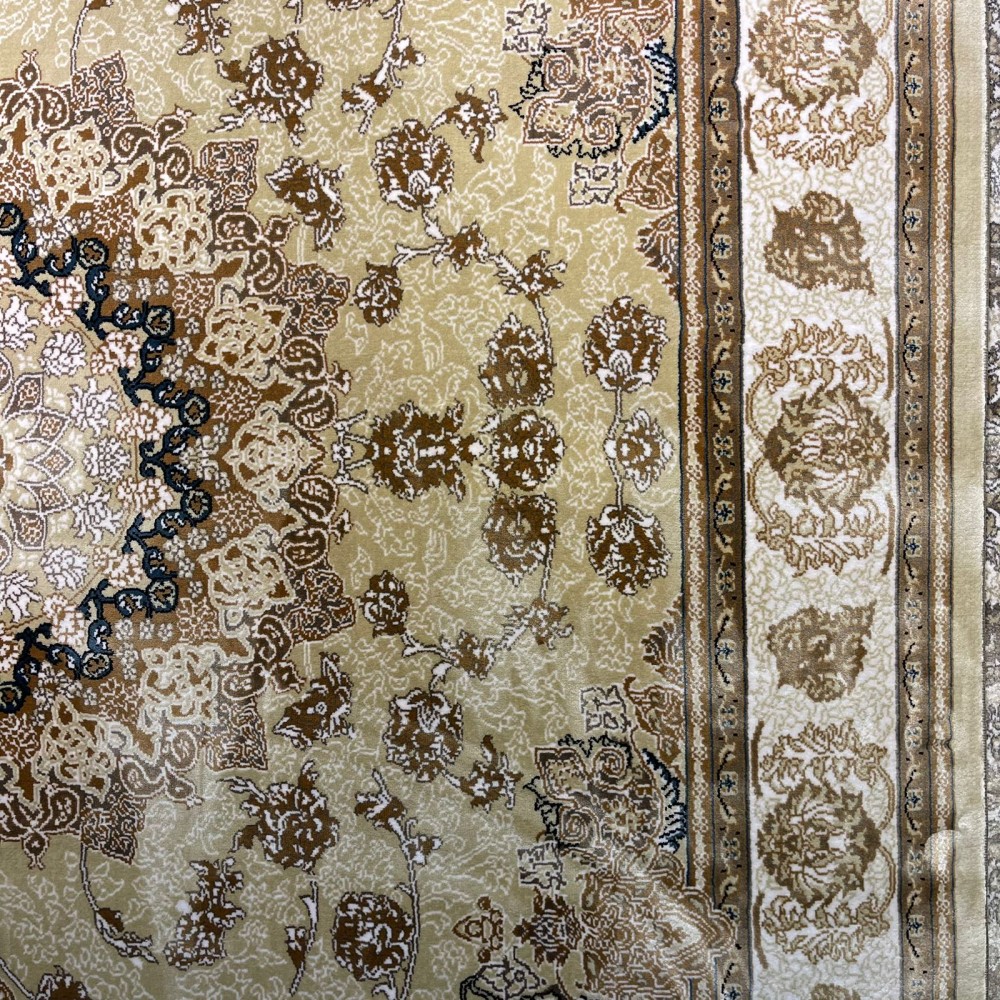 Turkish Victoria rug F269A beige size 400*400