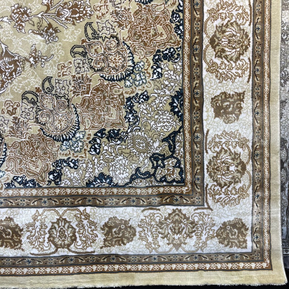 Turkish Victoria rug F269A beige size 400*400