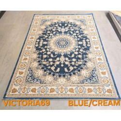Turkish Victoria rug F269A blue size 50*80