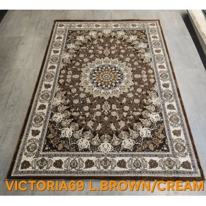 Turkish Victoria rug F269A Light brown size 50*80