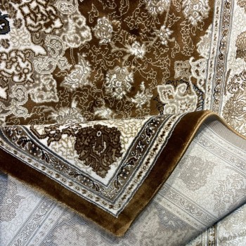 سجاد تركي فكتوريا F269A بني فاتح مقاس 100*200