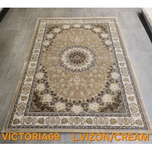 Turkish Victoria rug F269A Vison size 200*300