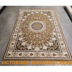 Turkish Victoria rug F269A Mustard size 50*80