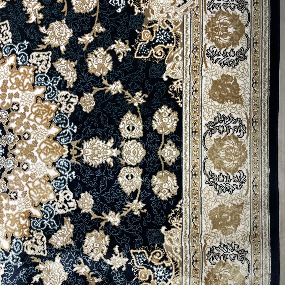 Turkish Victoria rug F269A navy size 250*350