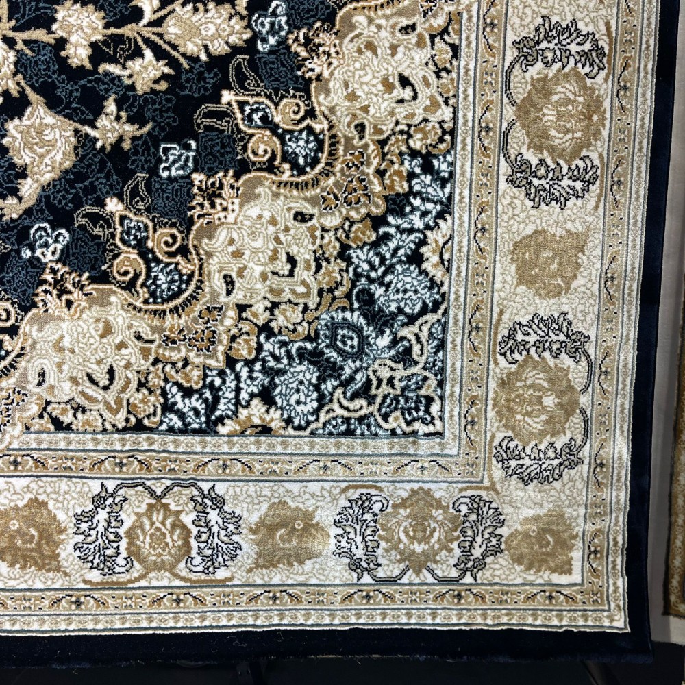 Turkish Victoria rug F269A navy size 250*350