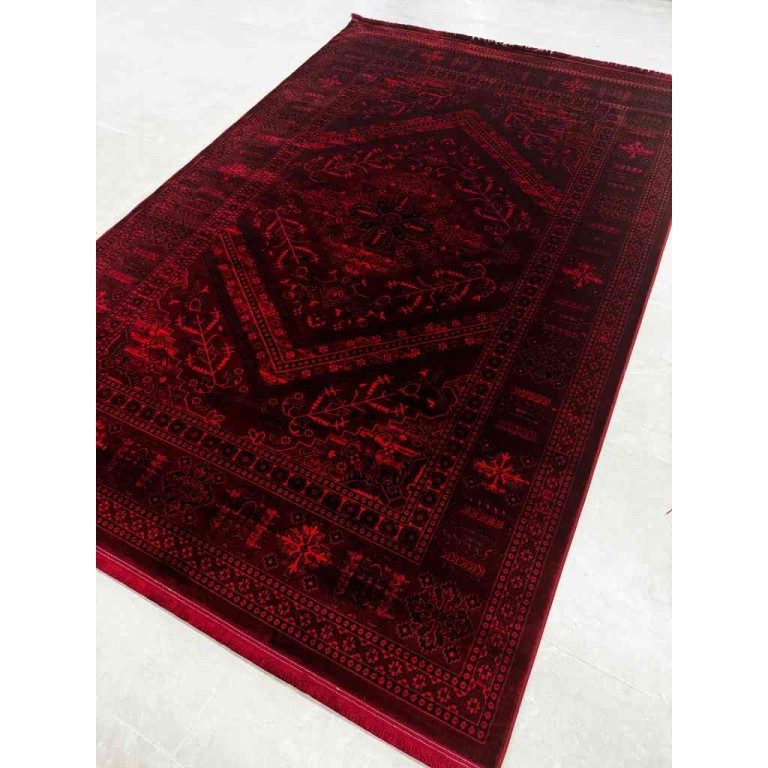 سجاد اف اي جي تركي 1002 بخارى افغاني احمر مقاس 100*400