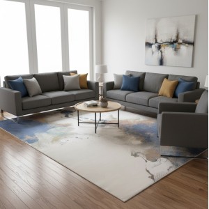 سجاد الفن تركي D0651A سماوي مقاس 300*400
