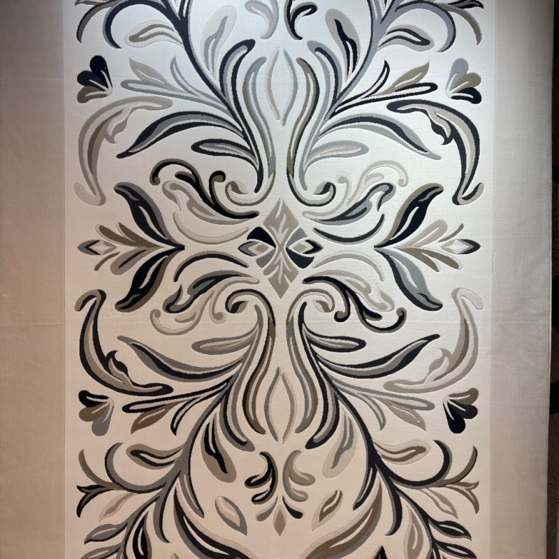 سجاد الفن تركي AA187B اسود مقاس 300*400