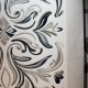 سجاد الفن تركي AA187B اسود مقاس 300*400