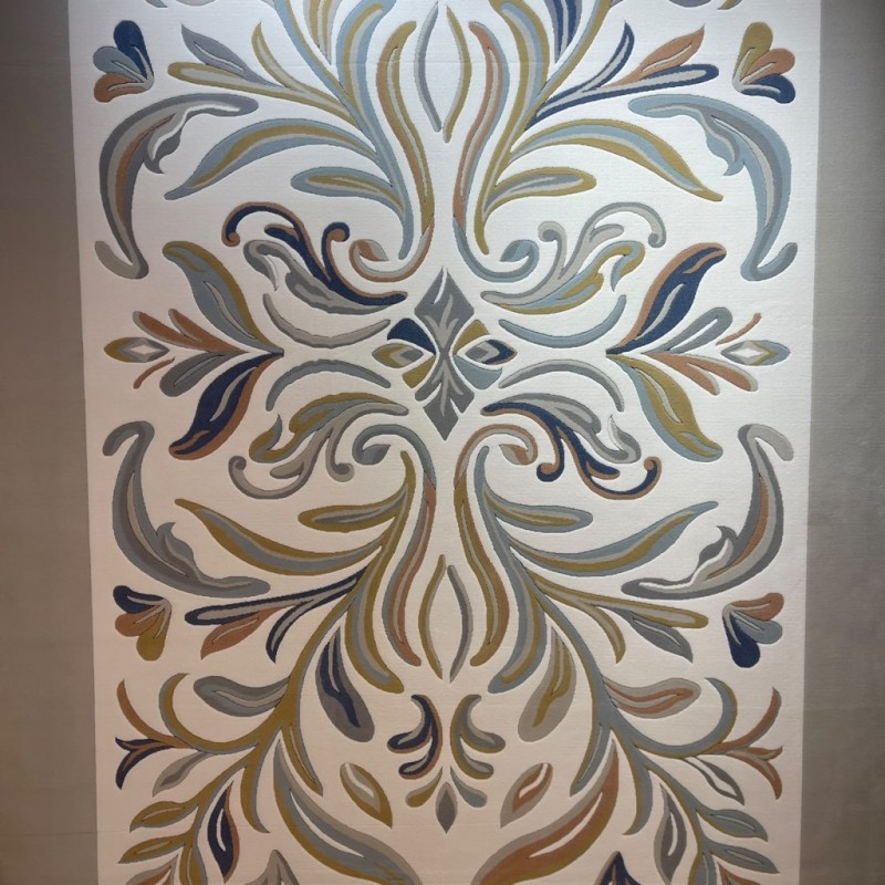 سجاد الفن تركي AA187B سماوي مقاس 250*350