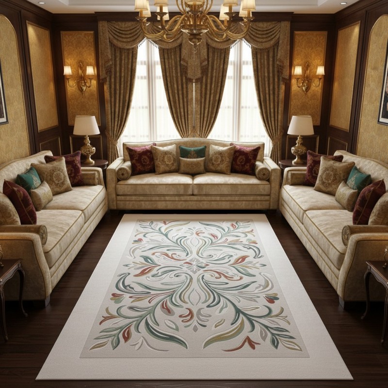 سجاد الفن تركي AA187B تيرا مقاس 150*220
