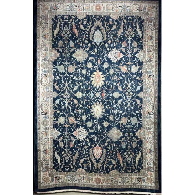 سجاد تركي مود H689CC سماوي مقاس 100*300