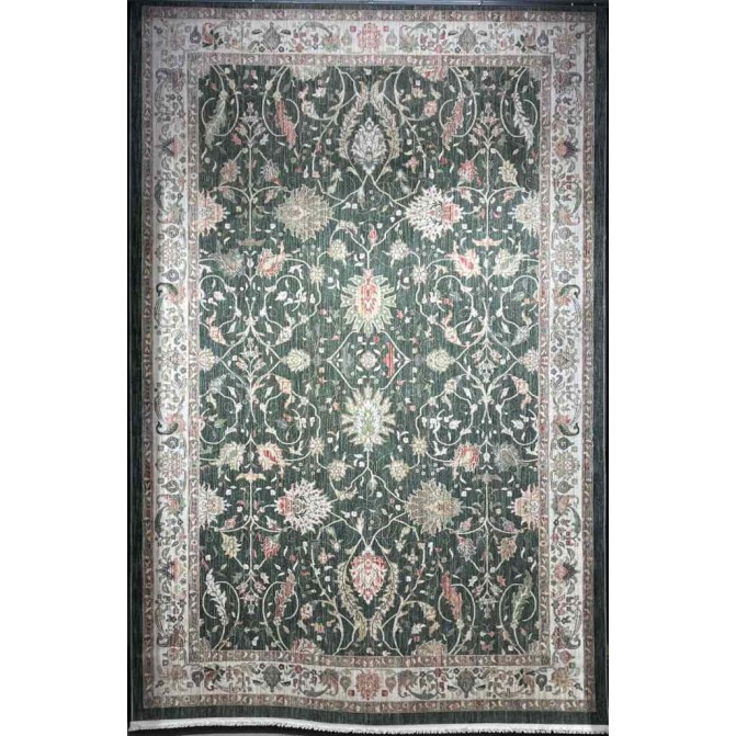 سجاد تركي مود H689CC اخضر مقاس 100*300