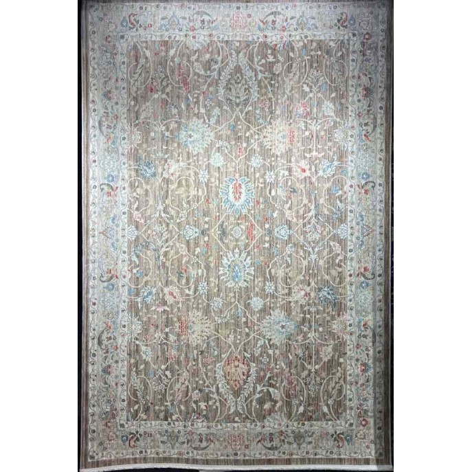 سجاد تركي مود H689CC بني فاتح مقاس 100*300