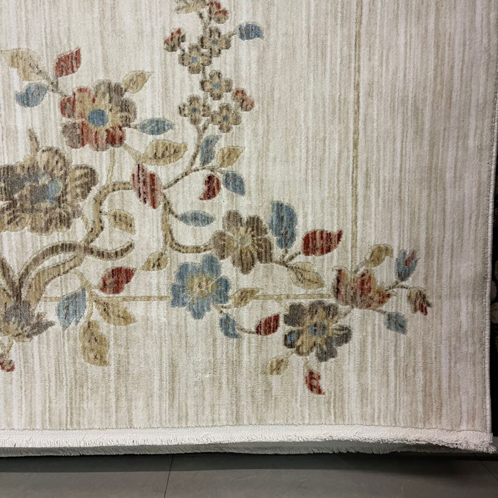 سجاد بوهيمي تركي مود J555AE كريم مقاس 50*80