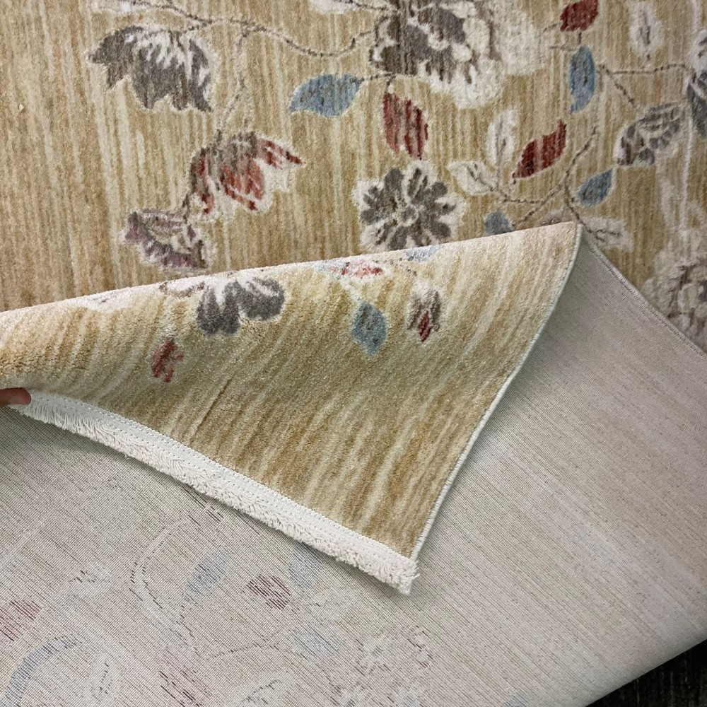 سجاد بوهيمي تركي مود J555AE رملي مقاس 400*500