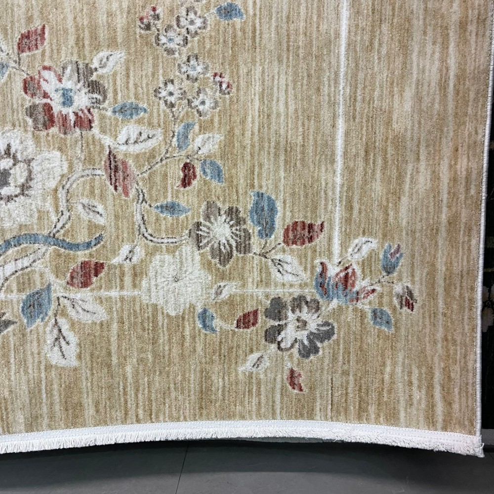 سجاد بوهيمي تركي مود J555AE رملي مقاس 400*500