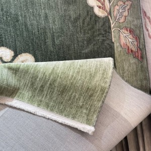 سجاد مود بوهيمي تركي J593AC اخضر مقاس 150*220