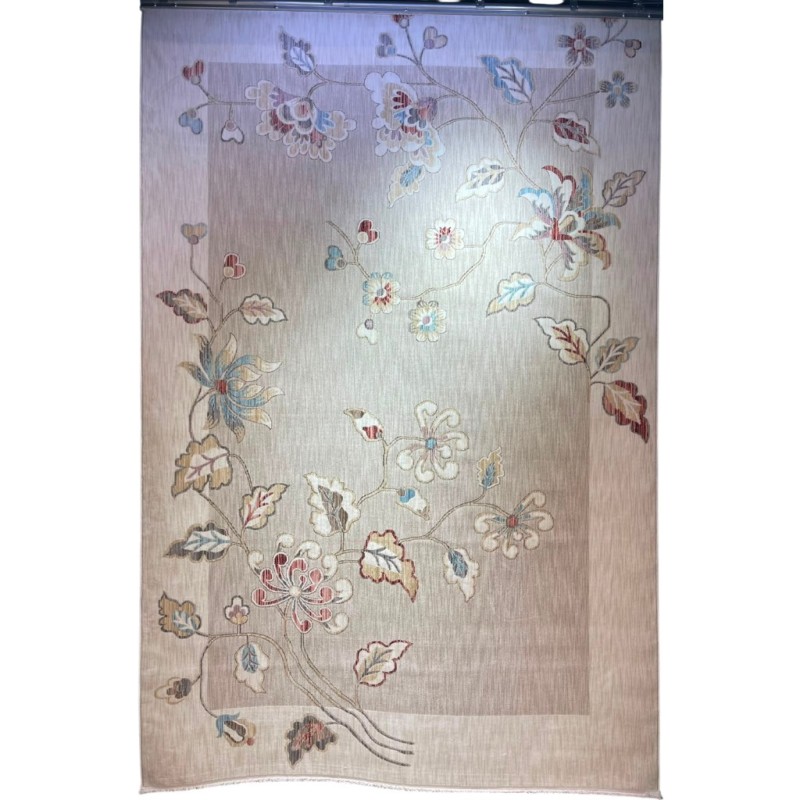 سجاد مود بوهيمي تركي J593AC بيج كريم مقاس 150*220