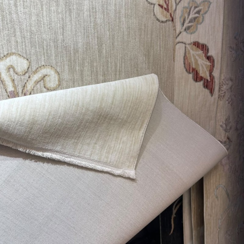 سجاد مود بوهيمي تركي J593AC بيج كريم مقاس 150*220